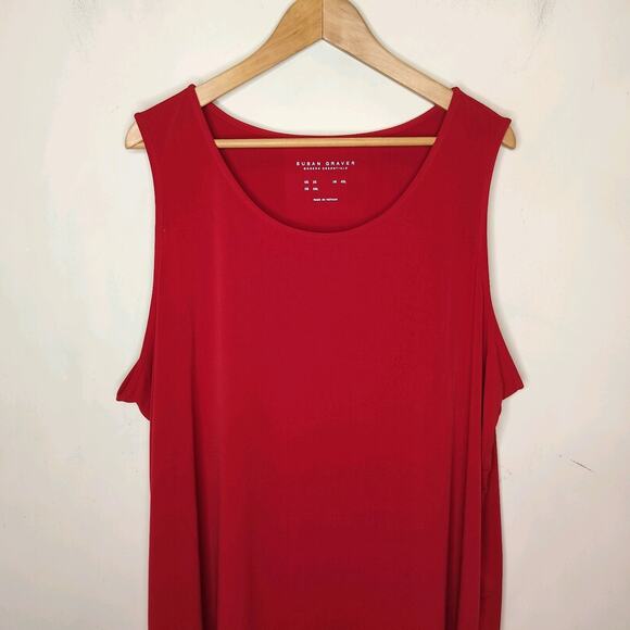 Susan Graver Liquid Knit Shell Tank Top - Picture 2 of 6